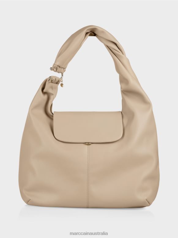 Accessory Deep Sand J8XFX1522 Tote bag with flap fastening Marc Cain