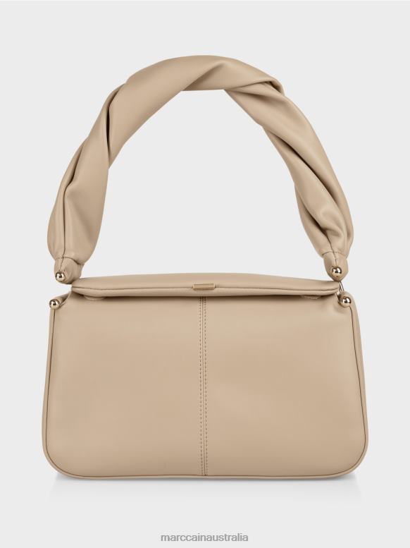 Accessory Deep Sand J8XFX1526 Shoulder bag with a twisted handle Marc Cain