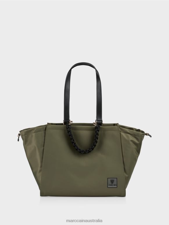 Accessory Yellow Oliv J8XFX1538 "Rethink Together" crocheted handle bag Marc Cain