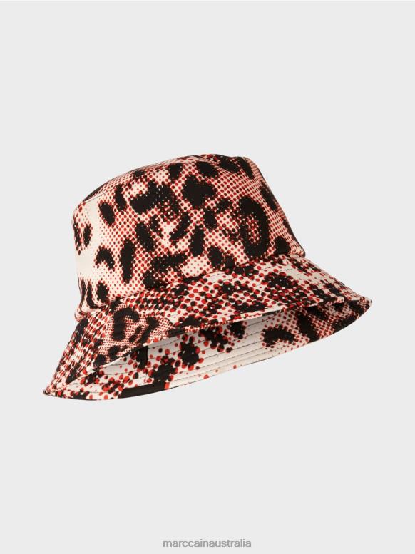 Accessory Campari J8XFX1672 Fishing hat with Leo print Marc Cain