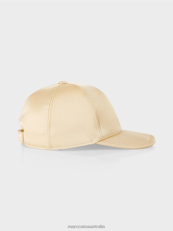 Accessory Dark Cream J8XFX1681 Cap with Logo lettering Marc Cain