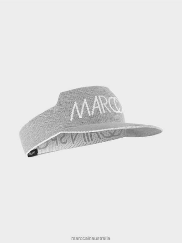 Accessory Grey J8XFX1695 Technical knit visor cap Marc Cain