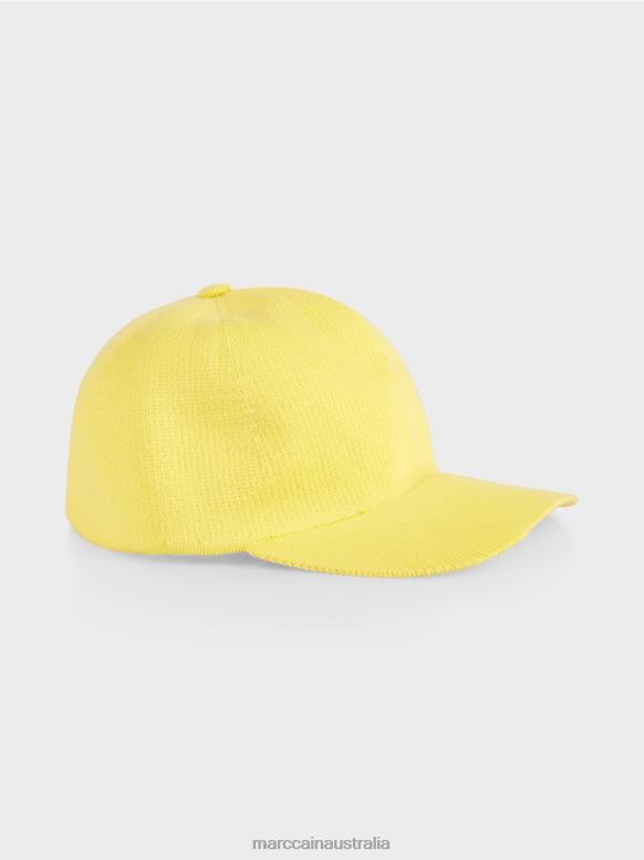 Accessory Soft Lemon J8XFX1709 Cotton cap Marc Cain