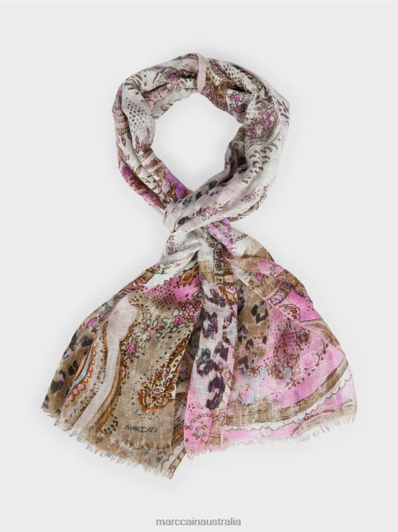Accessory Off-White J8XFX1727 Scarf with mixed patterns Marc Cain