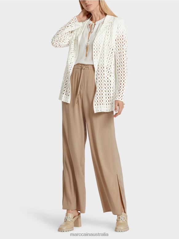 Clothing Off-White J8XFX189 Blazer with perforated pattern Marc Cain