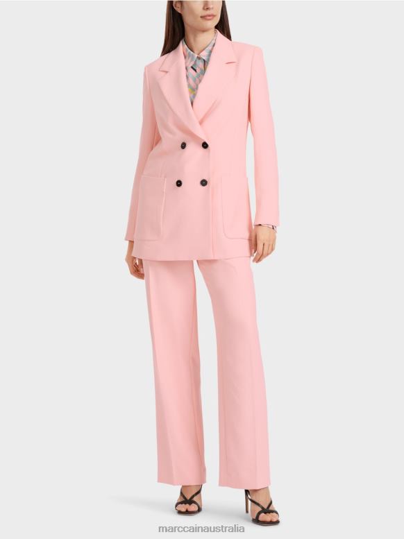Clothing Soft Powder Pink J8XFX173 Crinkle look blazer Marc Cain
