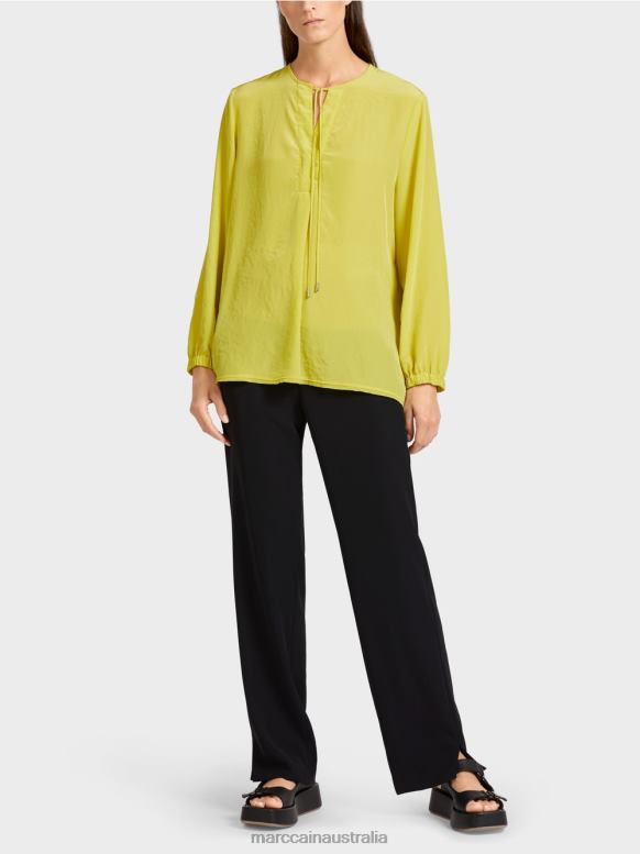 Clothing Green Sulphur J8XFX988 Lightweight blouse-style top Marc Cain