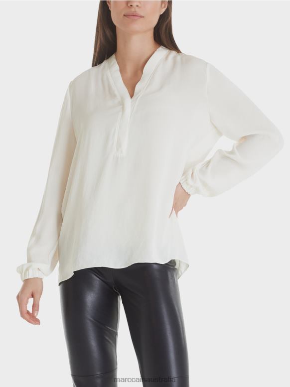 Clothing Off-White J8XFX1028 Wide blouse Marc Cain