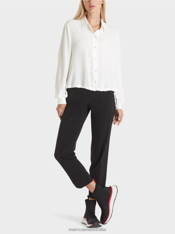 Clothing Off-White J8XFX866 Blouse with drawstring Marc Cain