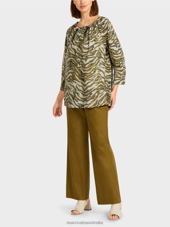 Clothing Powder Cream J8XFX982 "Rethink Together" tunic dress Marc Cain