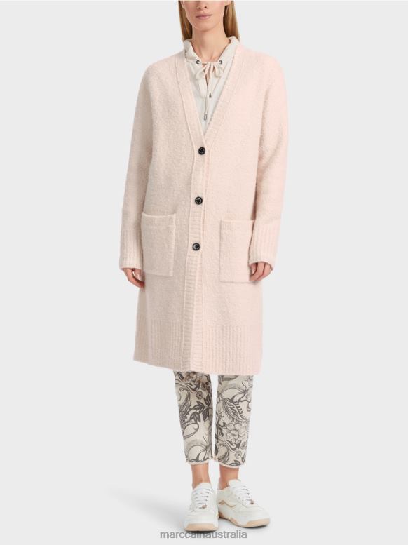 Clothing Almond Blossom J8XFX220 Knitted "Rethink Together" coat Marc Cain