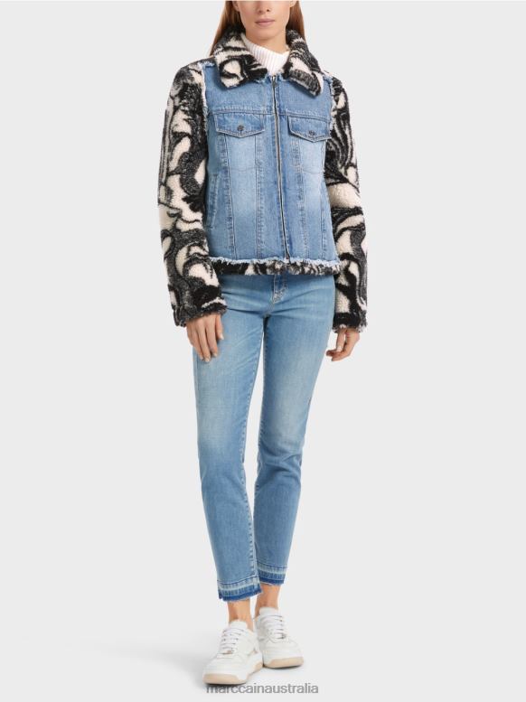 Clothing Almond Blossom J8XFX224 Printed outdoor plush jacket Marc Cain