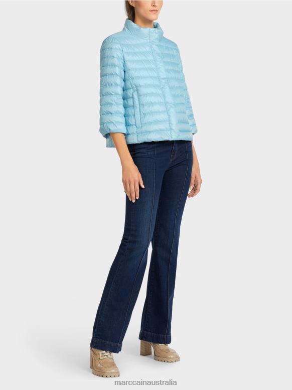 Clothing Atmospheric Blue J8XFX301 "Rethink Together" quilted jacket Marc Cain