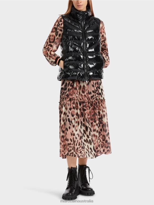 Clothing Black J8XFX237 Quilted waistcoat with 3M Thinsulate Marc Cain