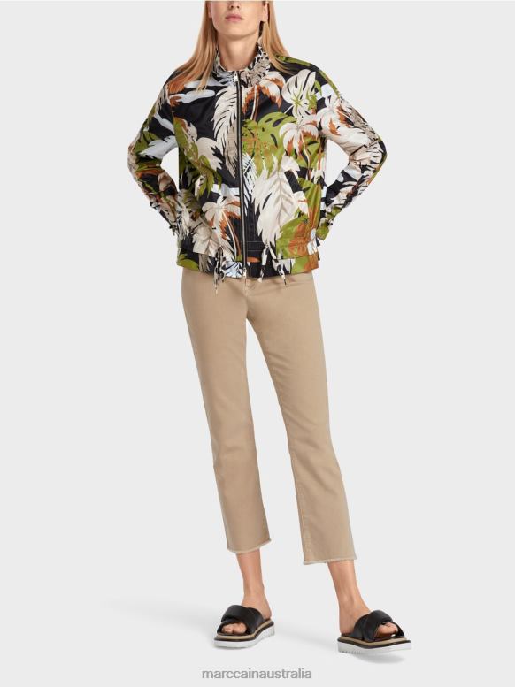 Clothing Deep Oliv Green J8XFX272 "Rethink Together" outdoor jacket Marc Cain