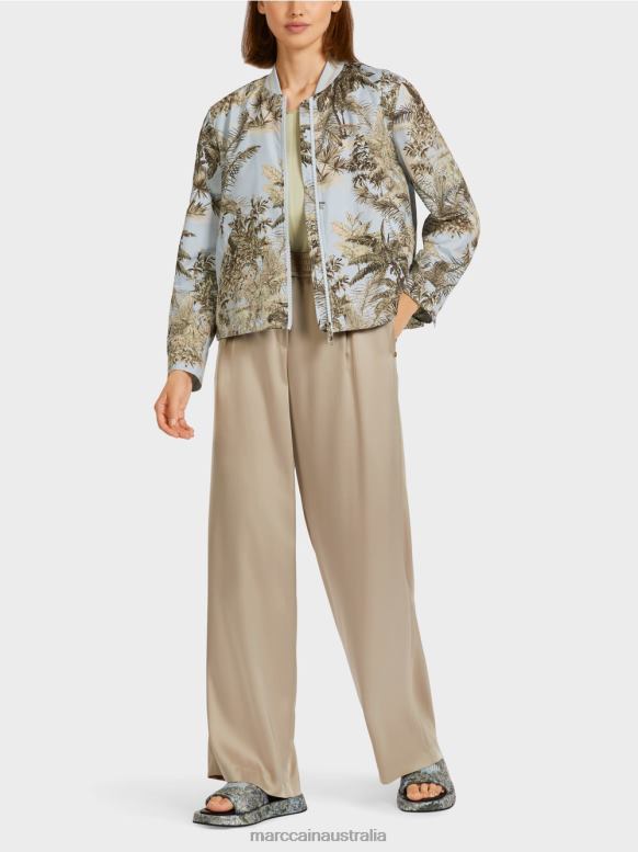 Clothing Light Powder Blue J8XFX275 "Rethink Together" outdoor jacket Marc Cain