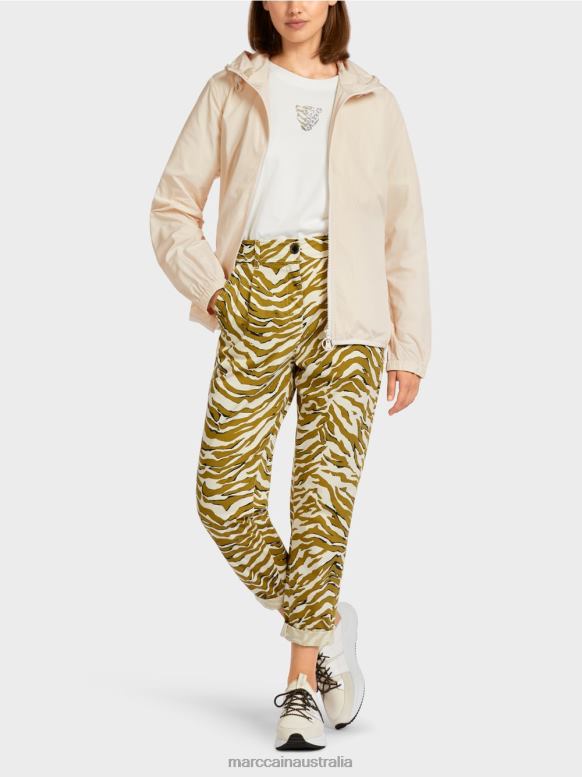 Clothing Powder Cream J8XFX278 Lightweight hooded outdoor jacket Marc Cain