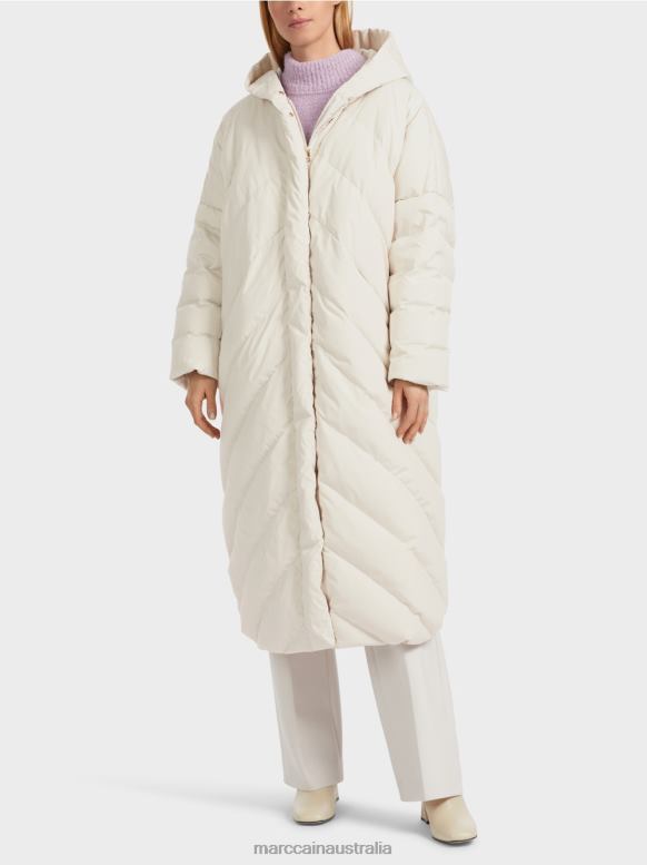 Clothing Smoke J8XFX235 Quilted coat with down filling Marc Cain