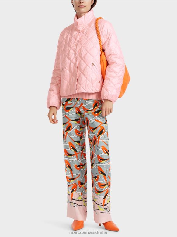 Clothing Soft Powder Pink J8XFX268 "Rethink Together" outdoor jacket Marc Cain