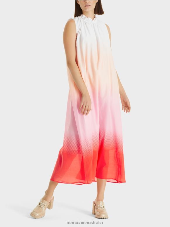 Clothing Bright Pink J8XFX104 Dress with colour gradient Marc Cain