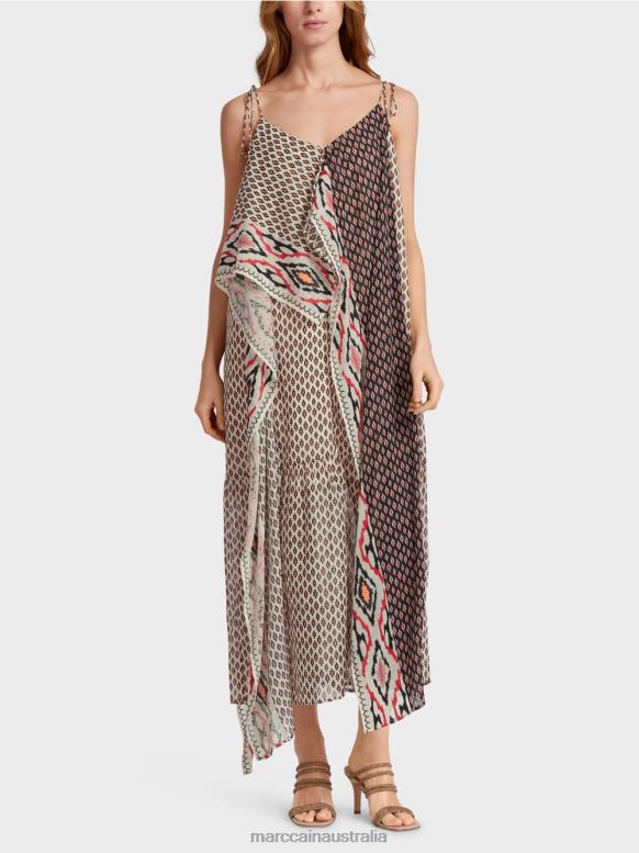 Clothing Creme J8XFX61 Boho-style dress Marc Cain