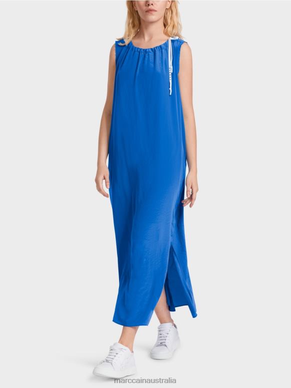 Clothing New Skydiver J8XFX57 Plain coloured dress in a flared shape Marc Cain