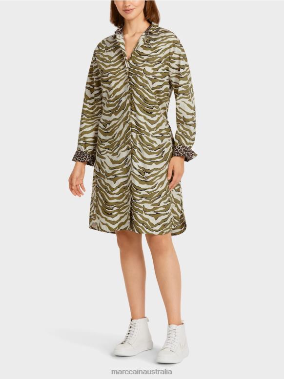 Clothing Powder Cream J8XFX115 "Rethink Together" shirt dress Marc Cain