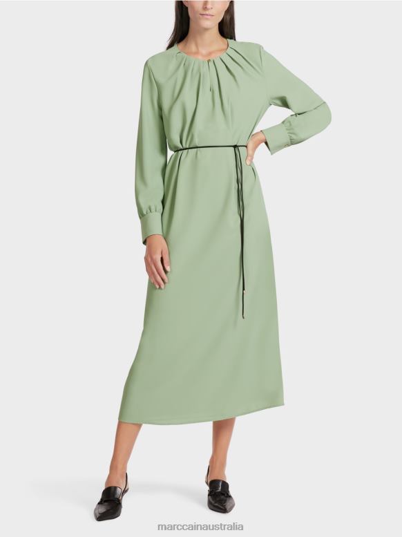 Clothing Powder Mint J8XFX132 Elegant dress in a retro look Marc Cain