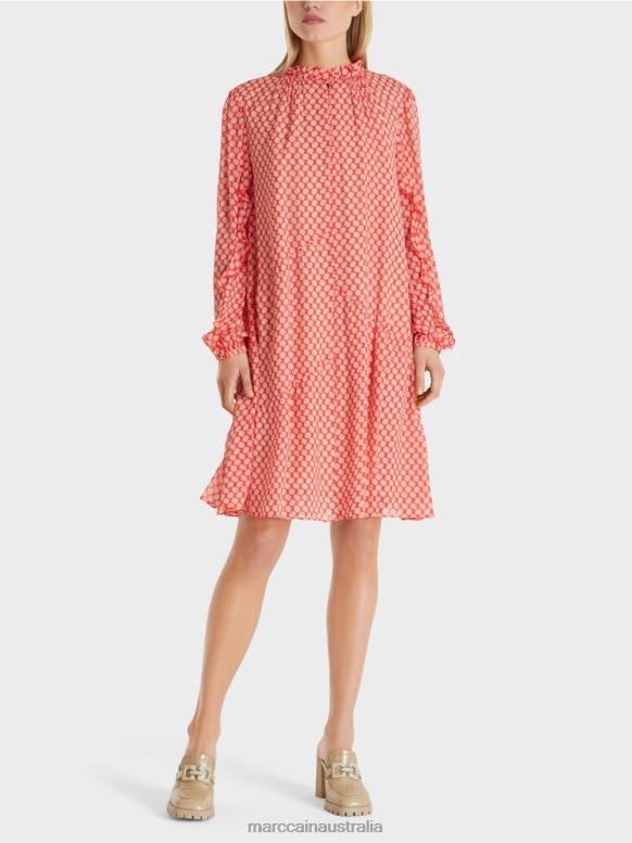 Clothing Tangerine J8XFX111 Viscose dress Marc Cain