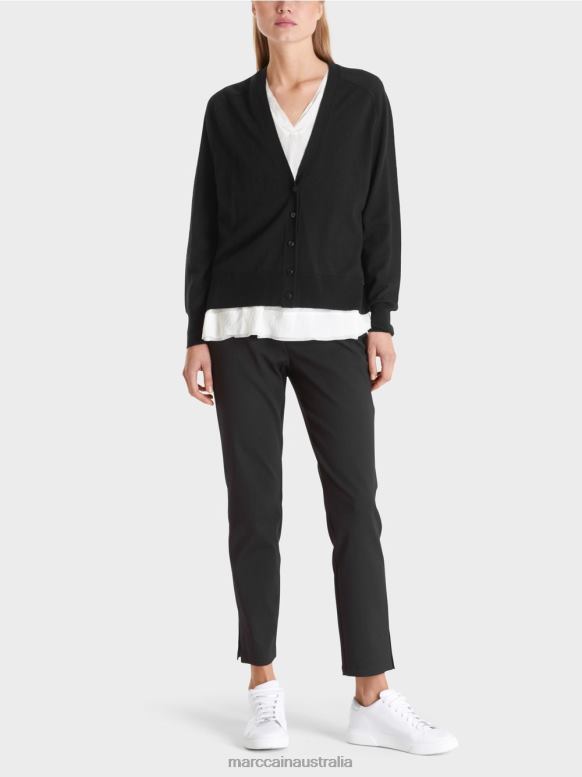 Clothing Black J8XFX425 Cardigan with raglan sleeves Marc Cain