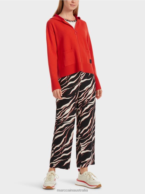 Clothing Campari J8XFX314 Double-faced hooded jacket Marc Cain