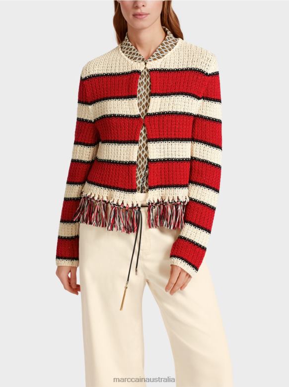 Clothing Creme J8XFX355 "Rethink Together" cardigan Marc Cain