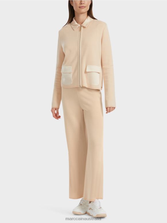 Clothing Dark Cream J8XFX319 Cardigan knitted in Germany Marc Cain