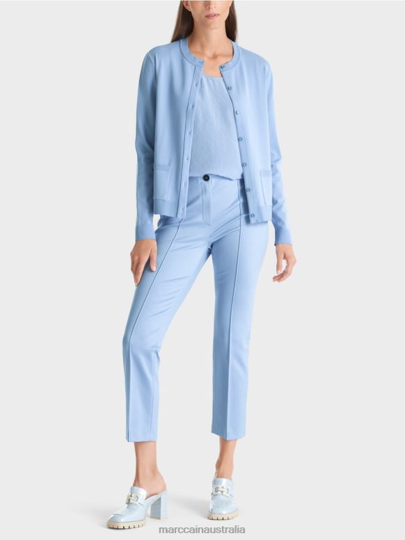 Clothing Dark Summer Sky J8XFX352 Cardigan "Rethink Together" Marc Cain