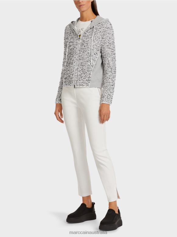 Clothing Grey J8XFX426 Hooded jacket "Knitted in Germany" Marc Cain