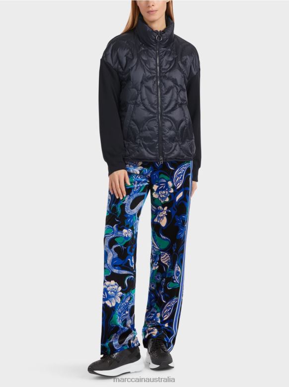 Clothing Midnight Blue J8XFX309 Padded "Rethink Together" Jacket Marc Cain