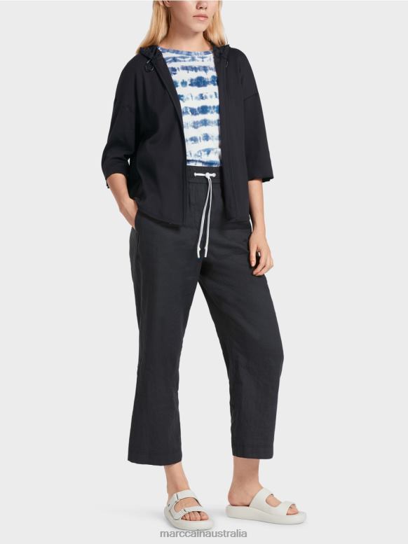 Clothing Midnight Blue J8XFX363 Casual jacket made of fabric mix Marc Cain