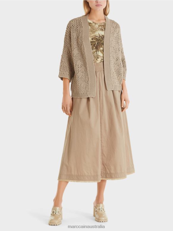 Clothing Soft Taupe J8XFX411 Cardigan "Knitted in Germany" Marc Cain