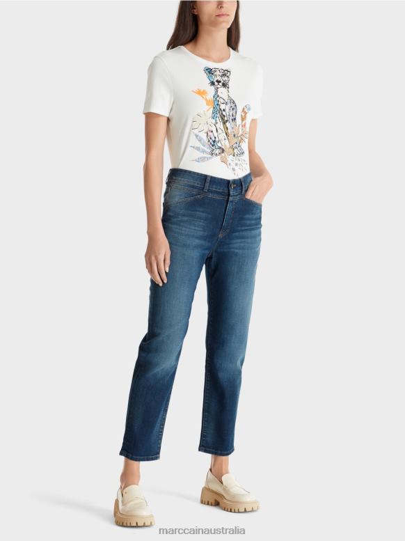 Clothing Blue Denim J8XFX779 RIAD "Rethink Together" Jeans Marc Cain