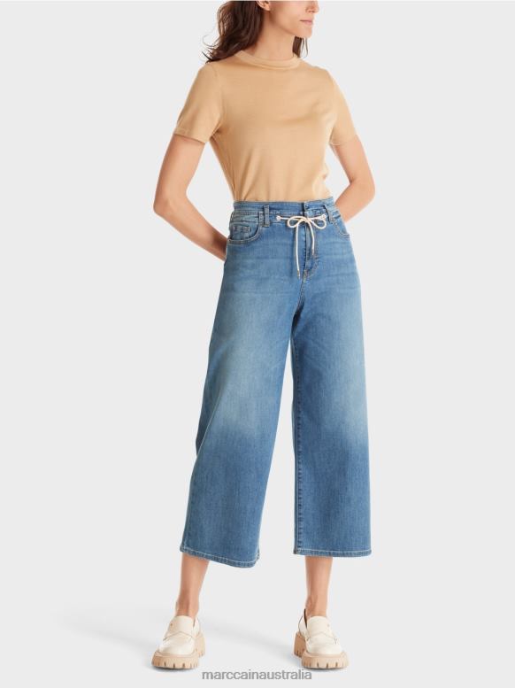 Clothing Blue Denim J8XFX787 WYLIE jeans with cord Marc Cain