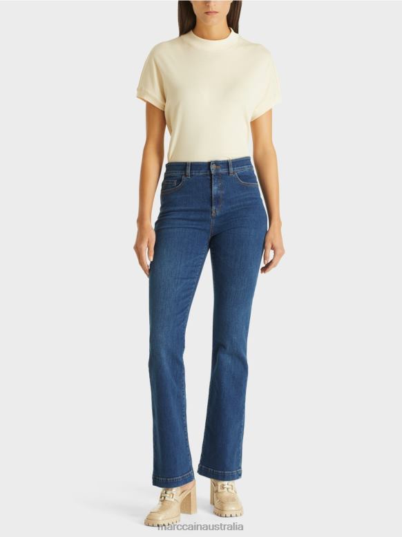 Clothing Blue Denim J8XFX811 FARO "Rethink Together" Jeans Marc Cain