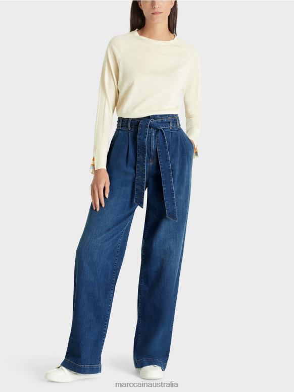 Clothing Blue Denim J8XFX828 WILNA "Rethink Together" Jeans Marc Cain