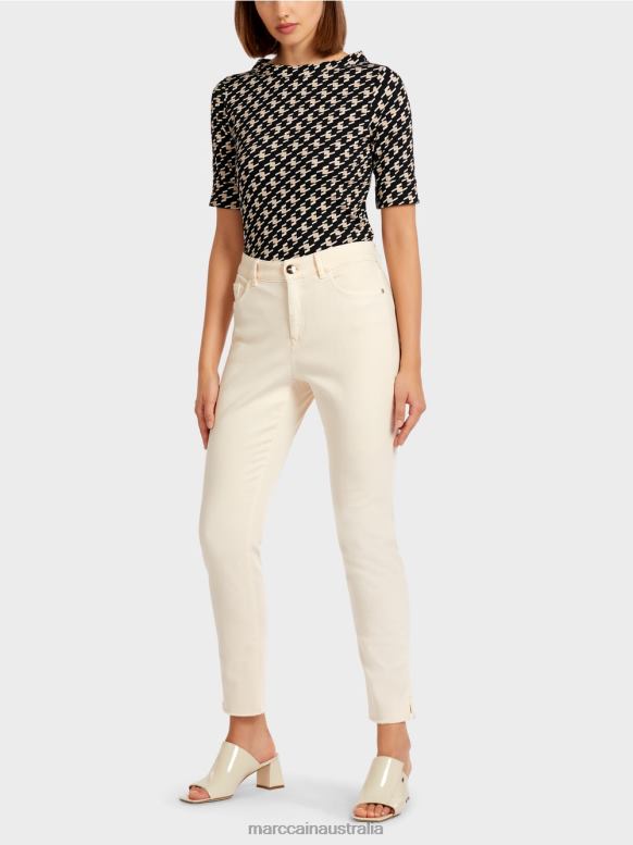 Clothing Creme J8XFX830 Colourful "Rethink Together" jeans Marc Cain