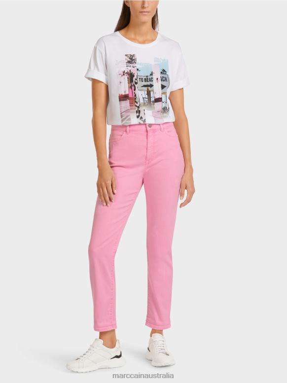 Clothing Fancy Pink J8XFX804 "Rethink Together" jeans Marc Cain