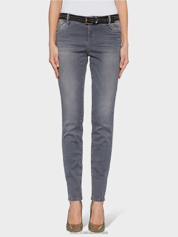 Clothing Grey J8XFX833 Basic washed jeans Marc Cain
