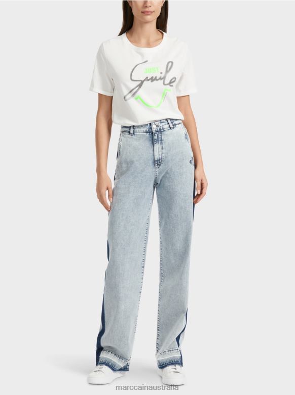 Clothing Light Denim J8XFX761 Denim jeans WIGAN with DIY effect Marc Cain