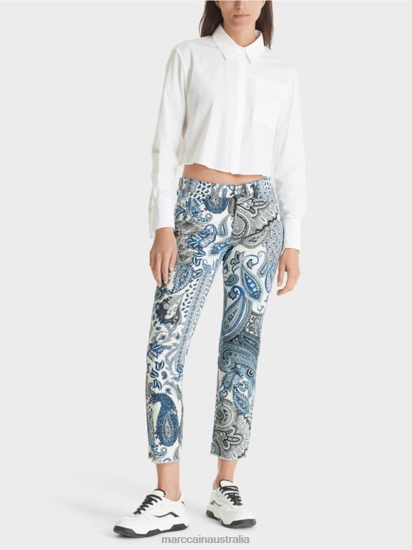 Clothing Vintage Blue J8XFX782 SIKAR "Rethink Together" Jeans Marc Cain