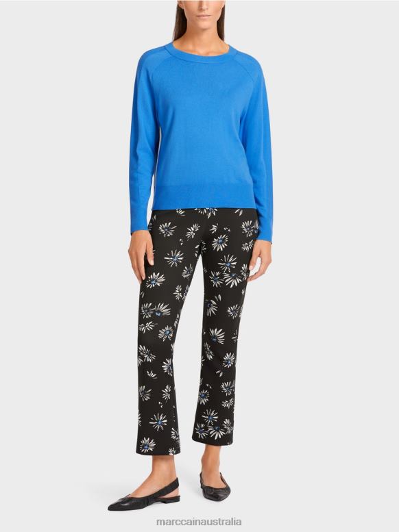 Clothing Azure J8XFX1185 Sweater in a luxurious material blend Marc Cain