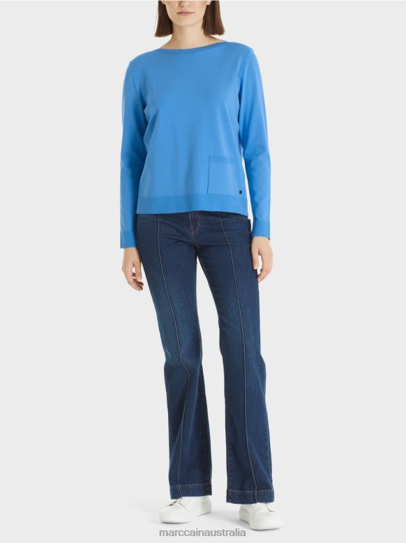 Clothing Azure J8XFX1207 "Rethink Together" sweater Marc Cain