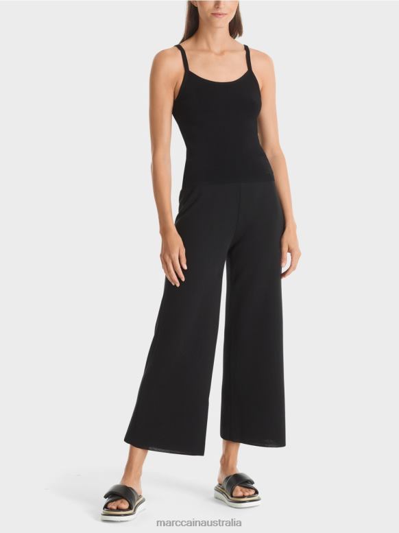 Clothing Black J8XFX1135 "Rethink Together" Top Marc Cain